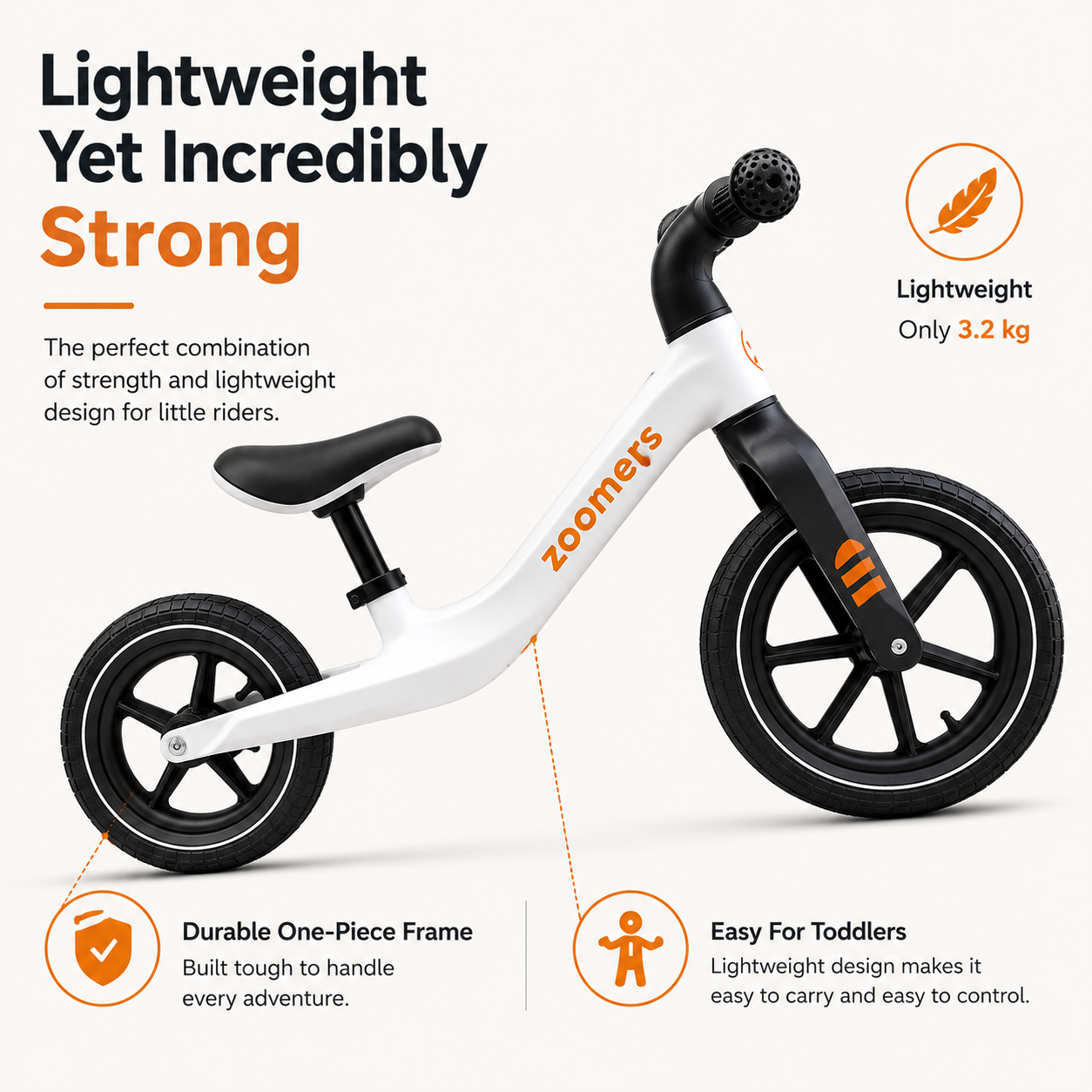 Balance Bike ZOOMERS 12