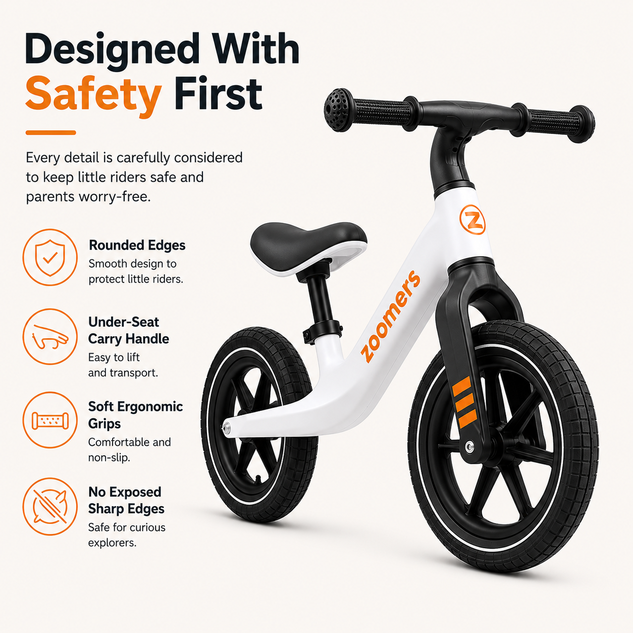 Balance Bike ZOOMERS 12